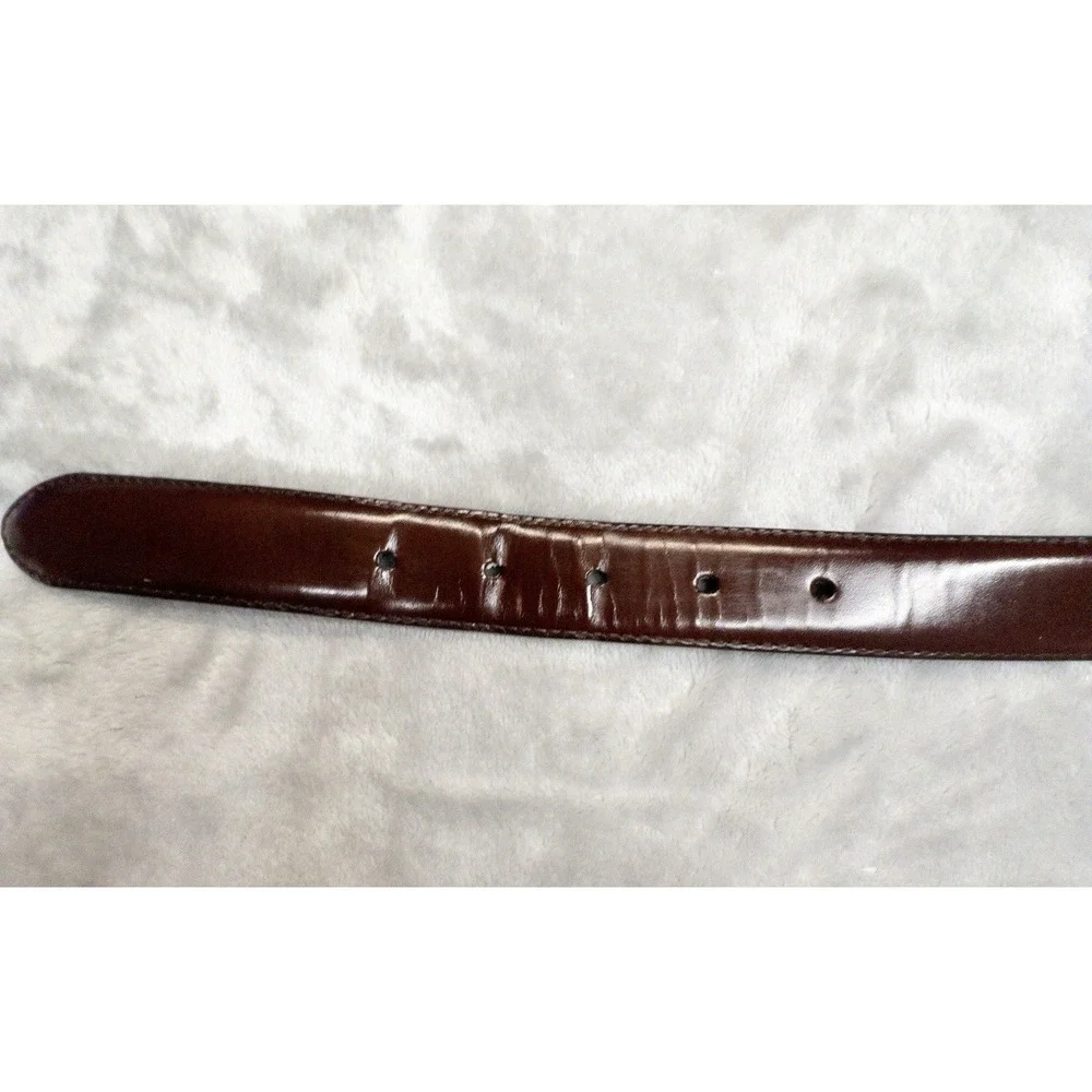 Cole Haan Brown Leather Belt Mens Size 36 Model A09273